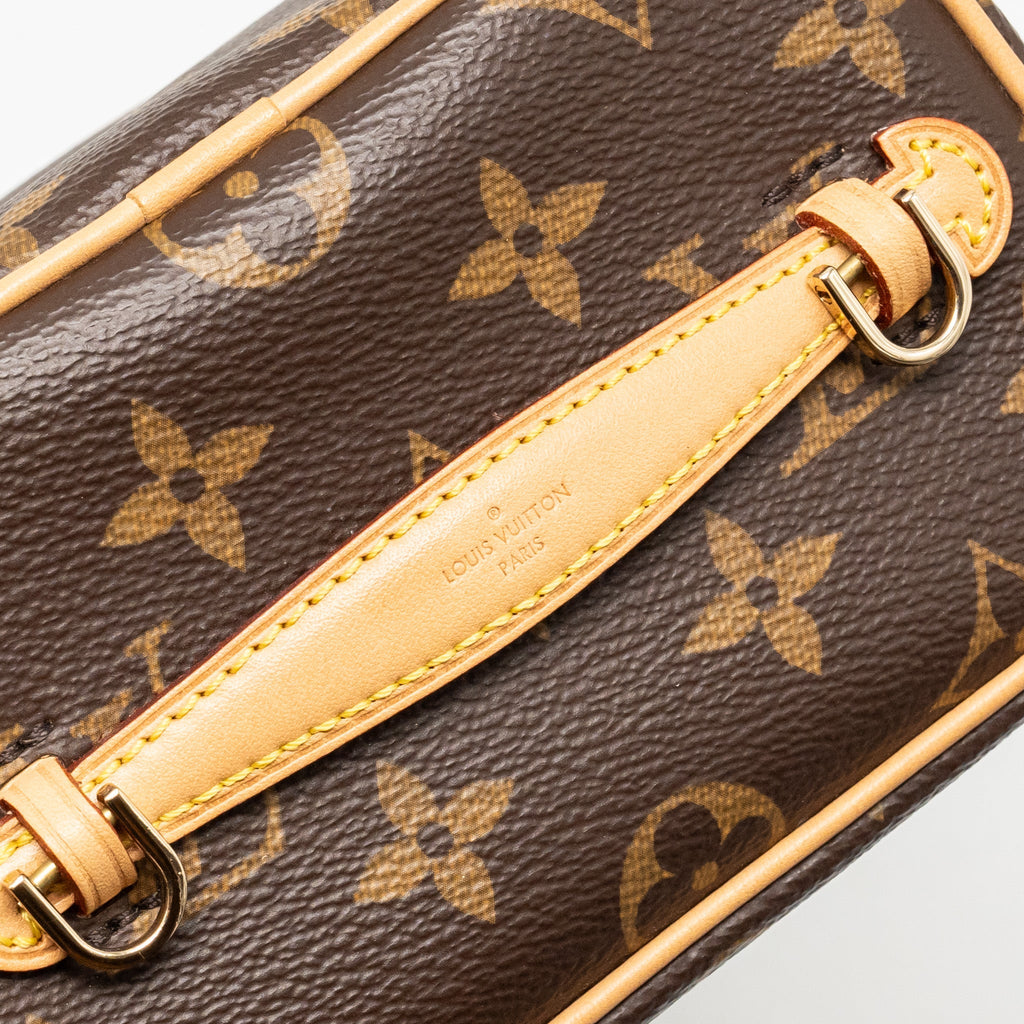 LOUIS VUITTON NICE NANO MONOGRAM CANVAS GHW