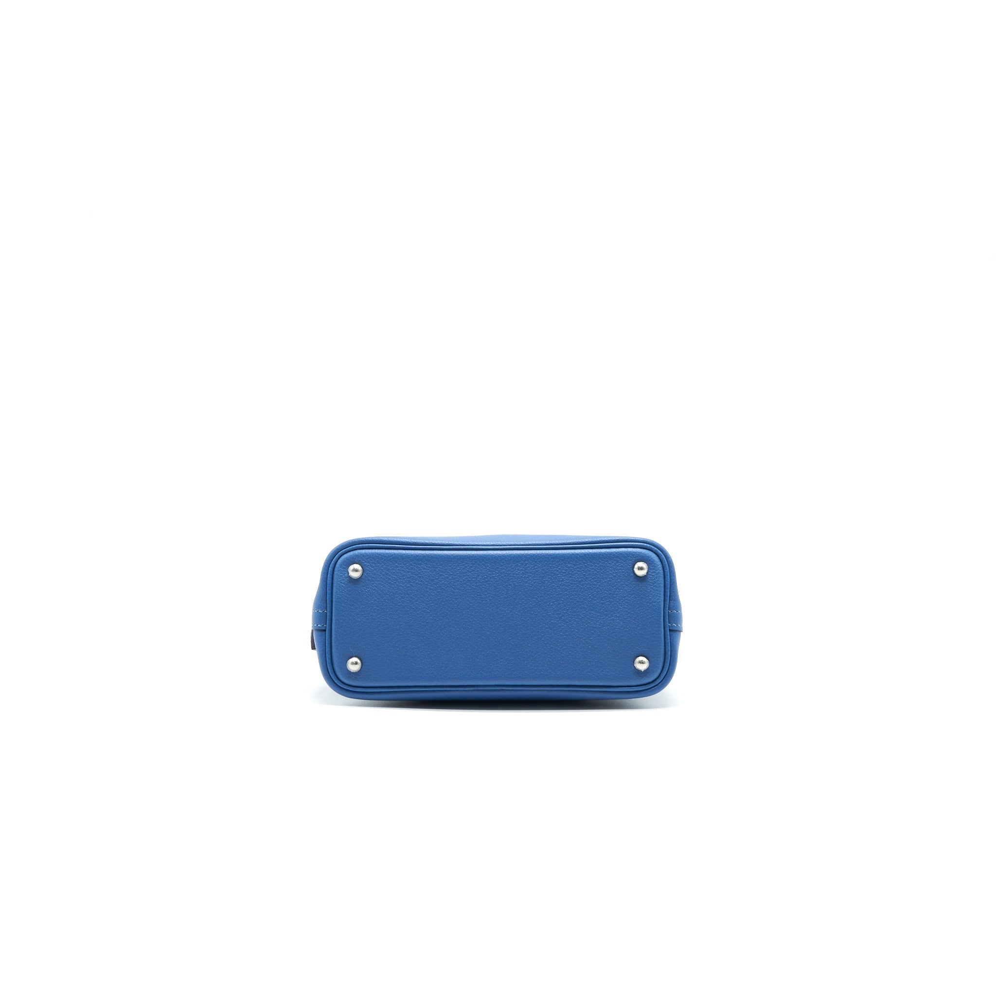 HERMES MINI BOLIDE EVERCOLOUR BLUE WITH SHW