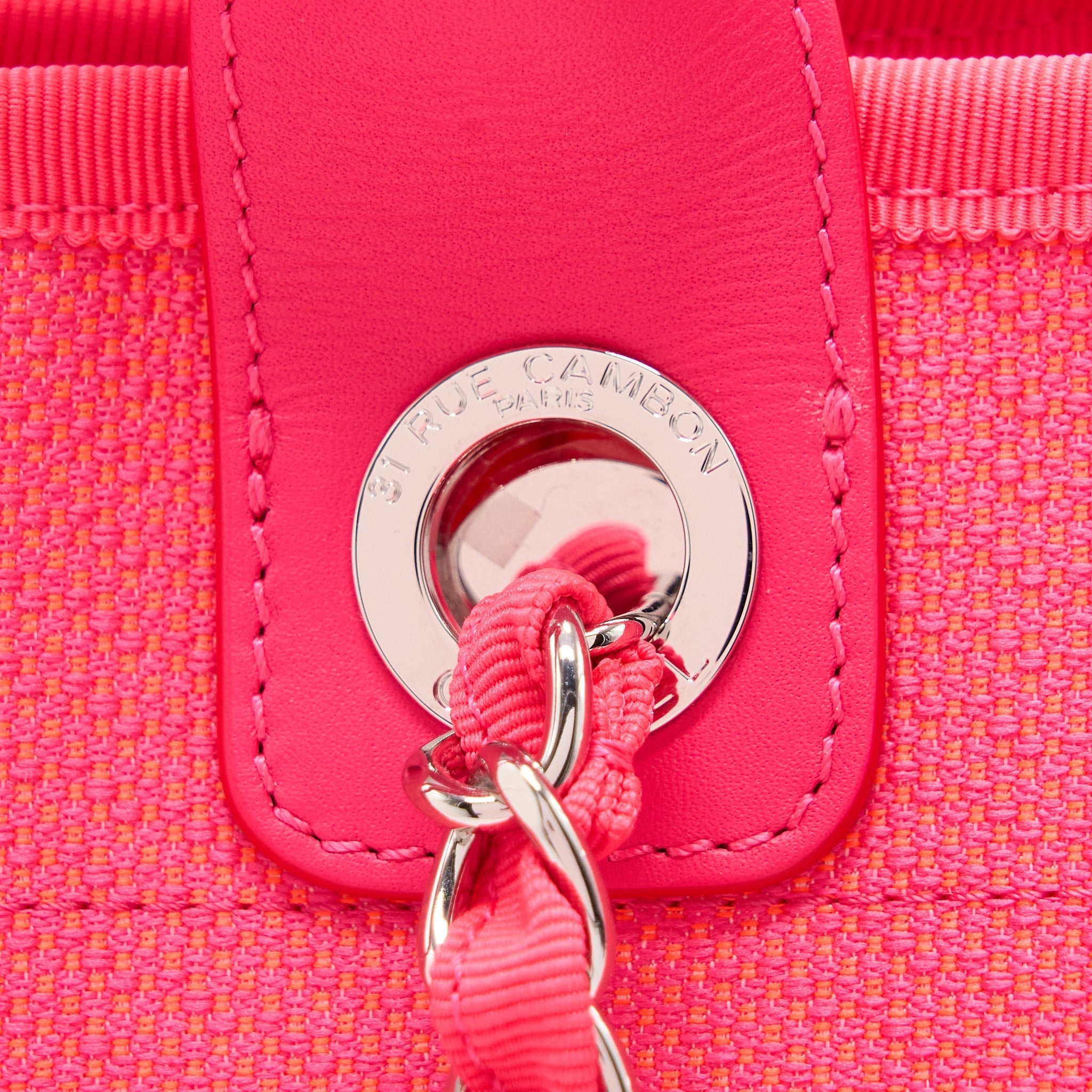 CHANEL DEAUVILLE TOTE BAG HOT PINK SHW