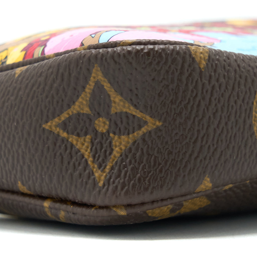 LOUIS VUITTON MINI POCHETTE ACCESSORIES CHRISTMAS LIMITED EDITION MONOGRAM CANVAS GHW