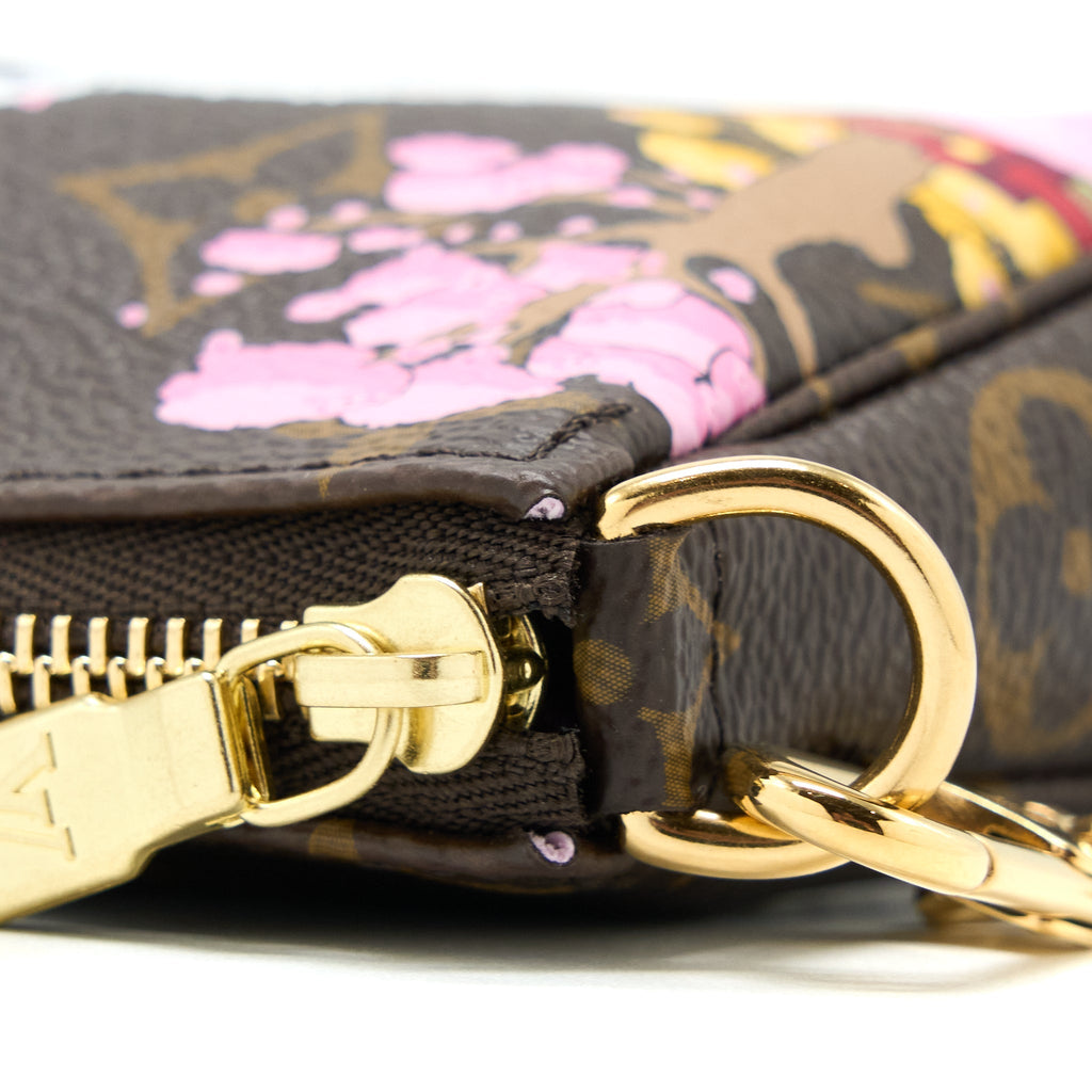 LOUIS VUITTON MINI POCHETTE ACCESSORIES CHRISTMAS LIMITED EDITION MONOGRAM CANVAS GHW
