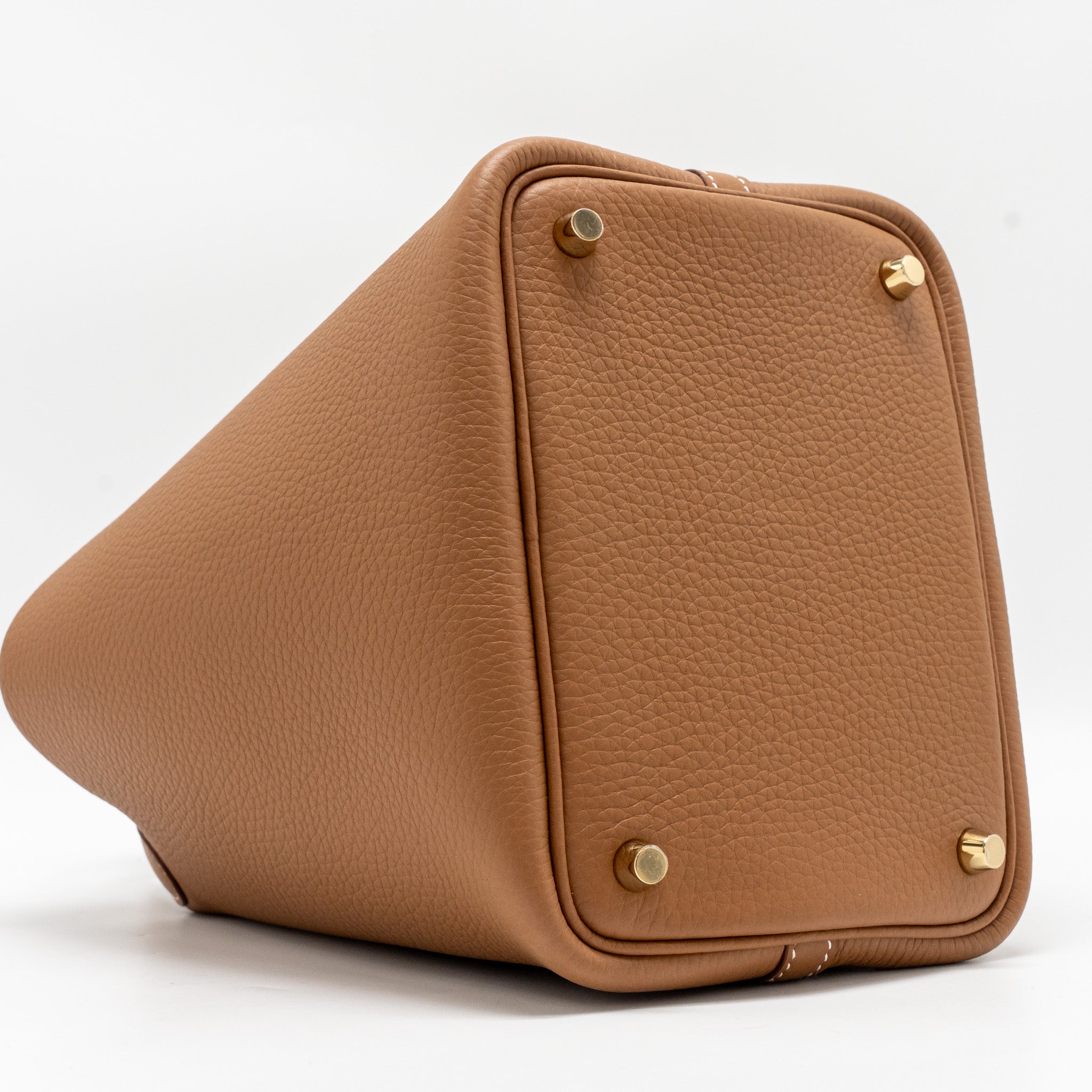 HERMES PICOTIN18 LOCK BAG CLEMENCE GOLD GHW