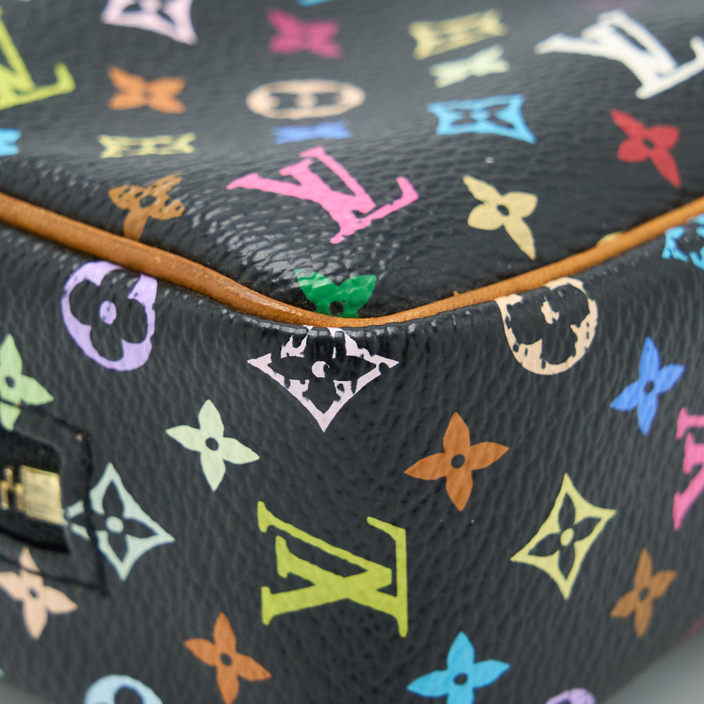 LOUIS VUITTON MINI COIN POUCH MULTICOLOUR MONOGRAM CANVAS GHW