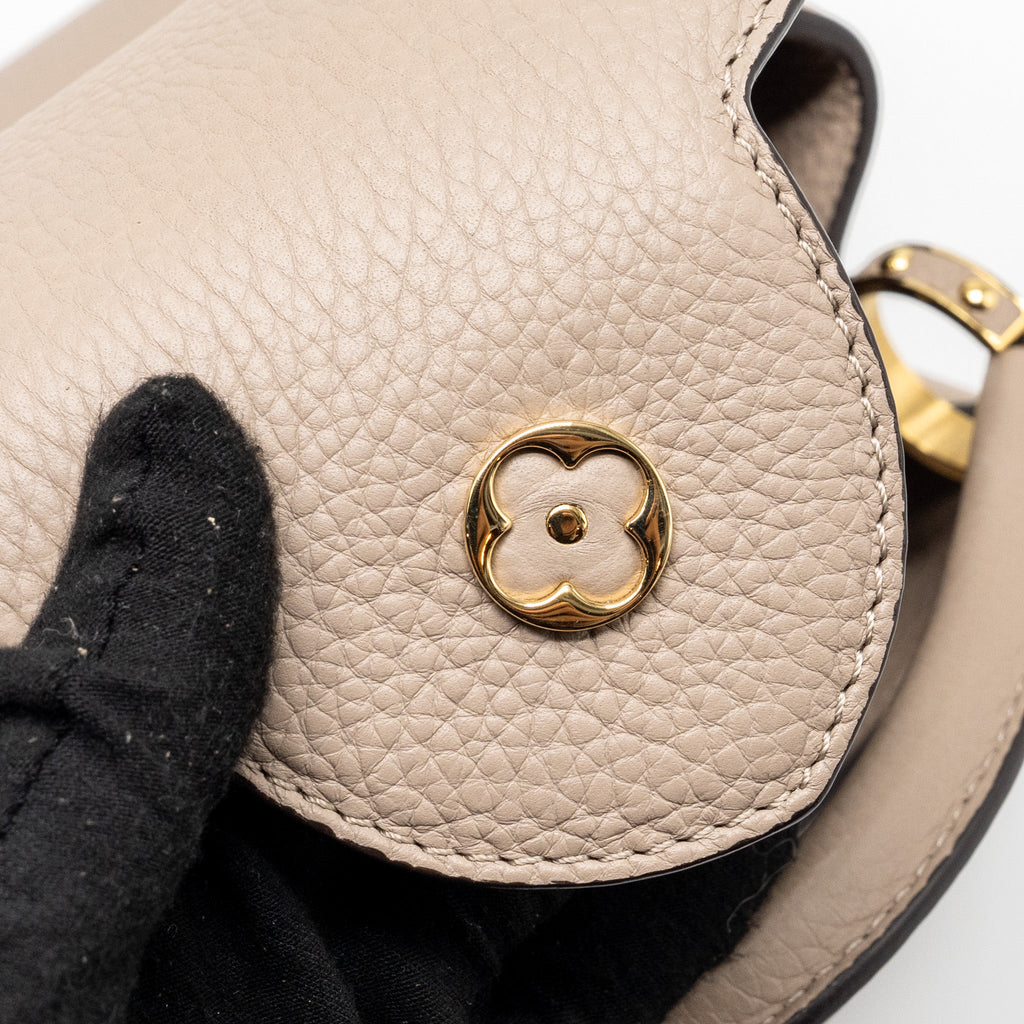LOUIS VUITTON CAPUCINES BB TAURILLON GALET GHW