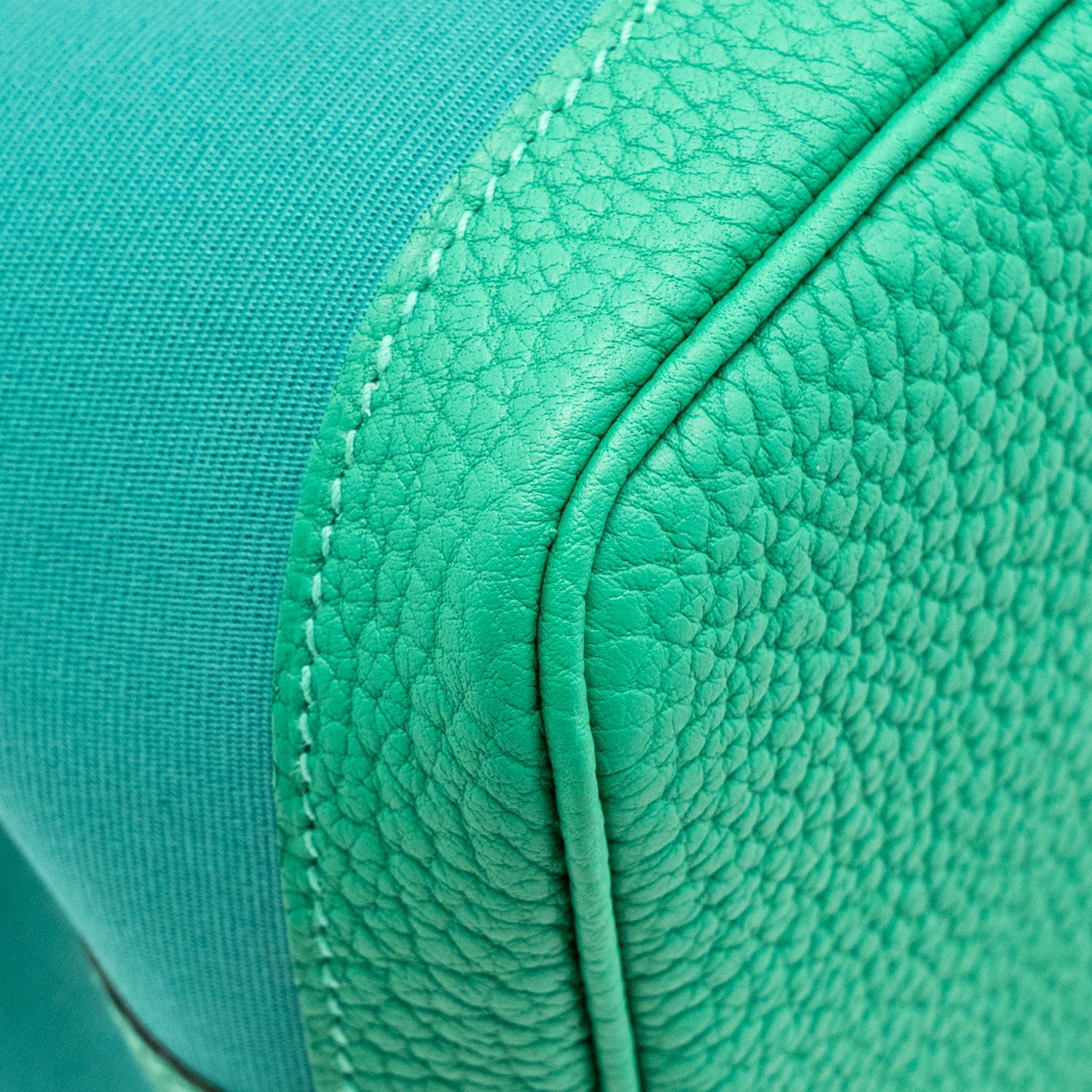 HERMES GARDEN PARTY 30 CANVAS/NEGONDA VERT VERONE-MENTHE/MENTHE SHW