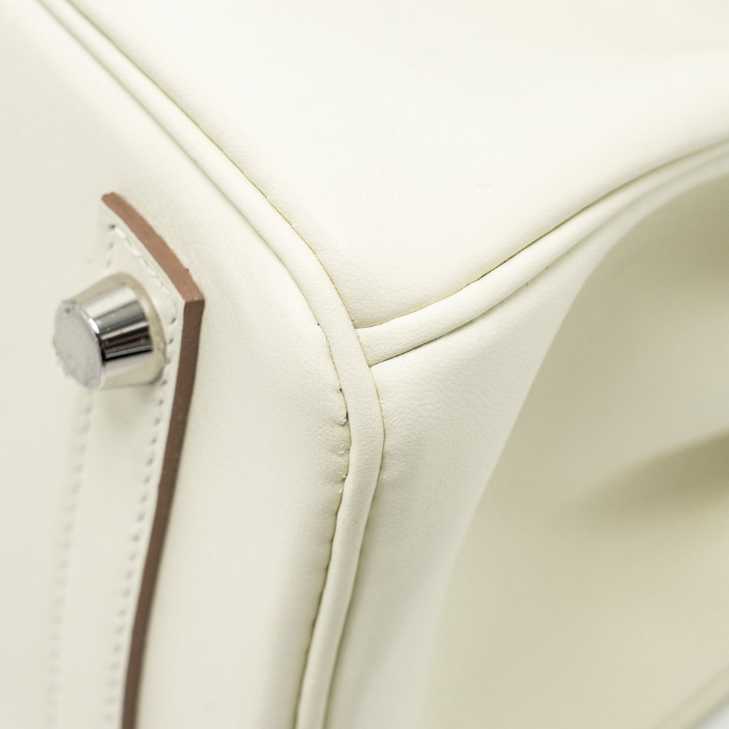 HERMES BIRKIN 25 SWIFT MUSHROOM SHW