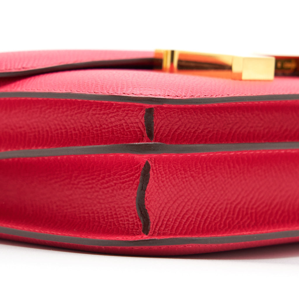 HERMES MINI CONSTANCE EPSOM ROSE EXTREME GHW
