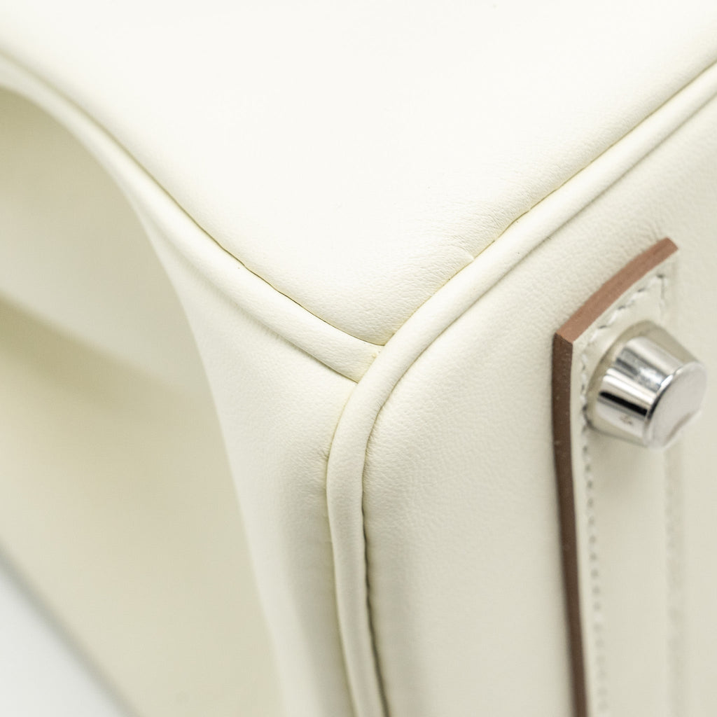 HERMES BIRKIN 25 SWIFT MUSHROOM SHW
