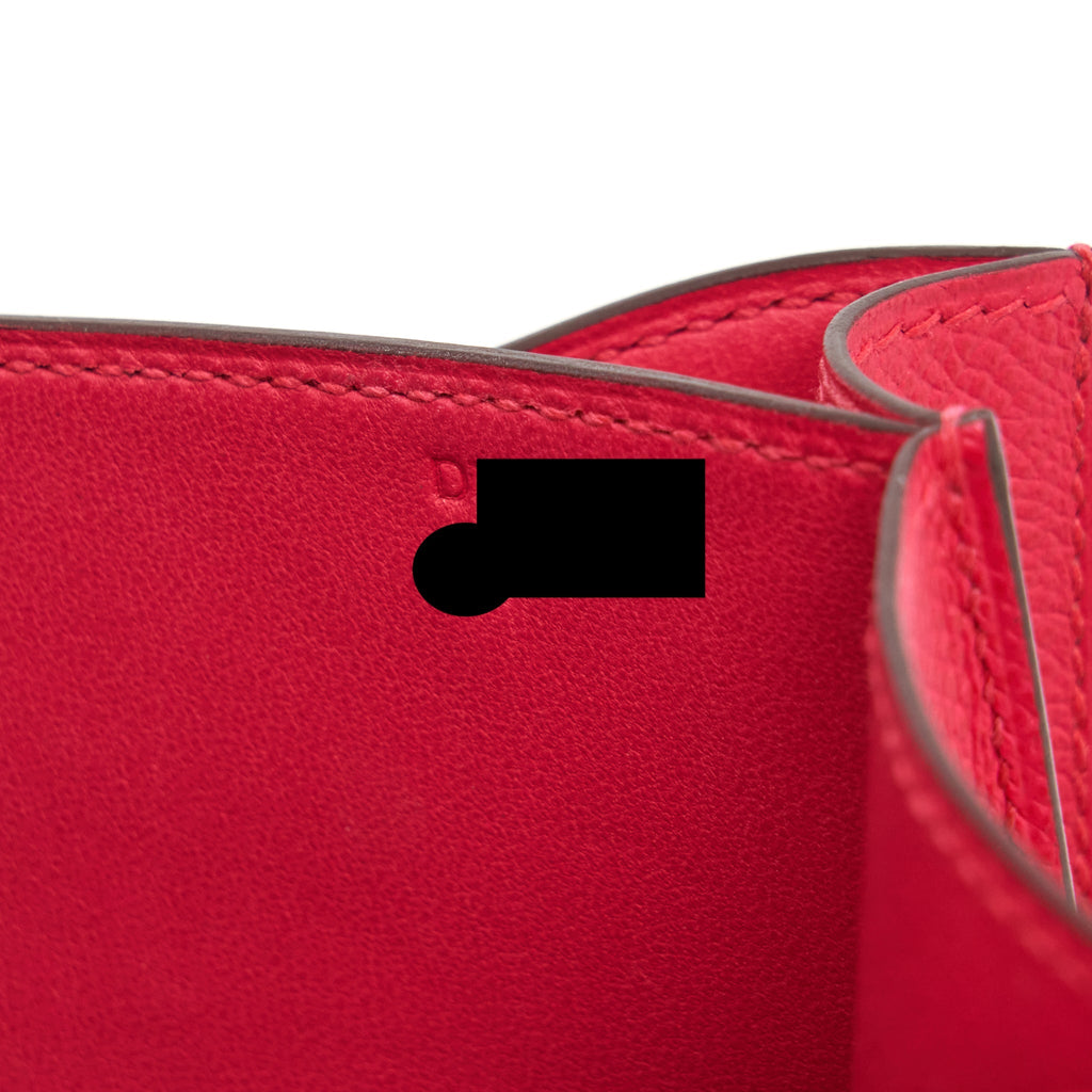 HERMES MINI CONSTANCE EPSOM ROSE EXTREME GHW