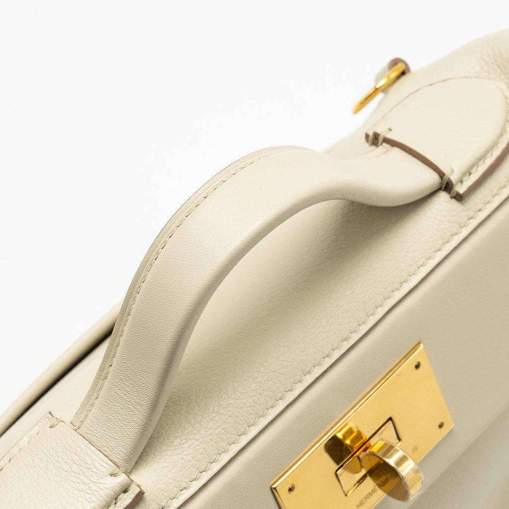 HERMES MINI 24/24 2424-21 BAG EVERCOLOR / SWIFT BETON GHW