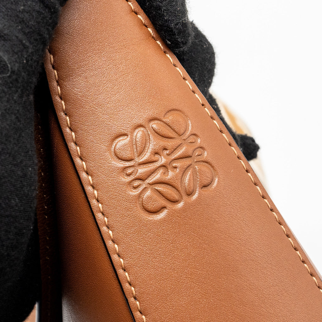 LOEWE SMALL LUNA BAG CALFSKIN PECAN GHW