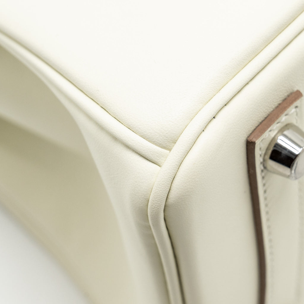 HERMES BIRKIN 25 SWIFT MUSHROOM SHW