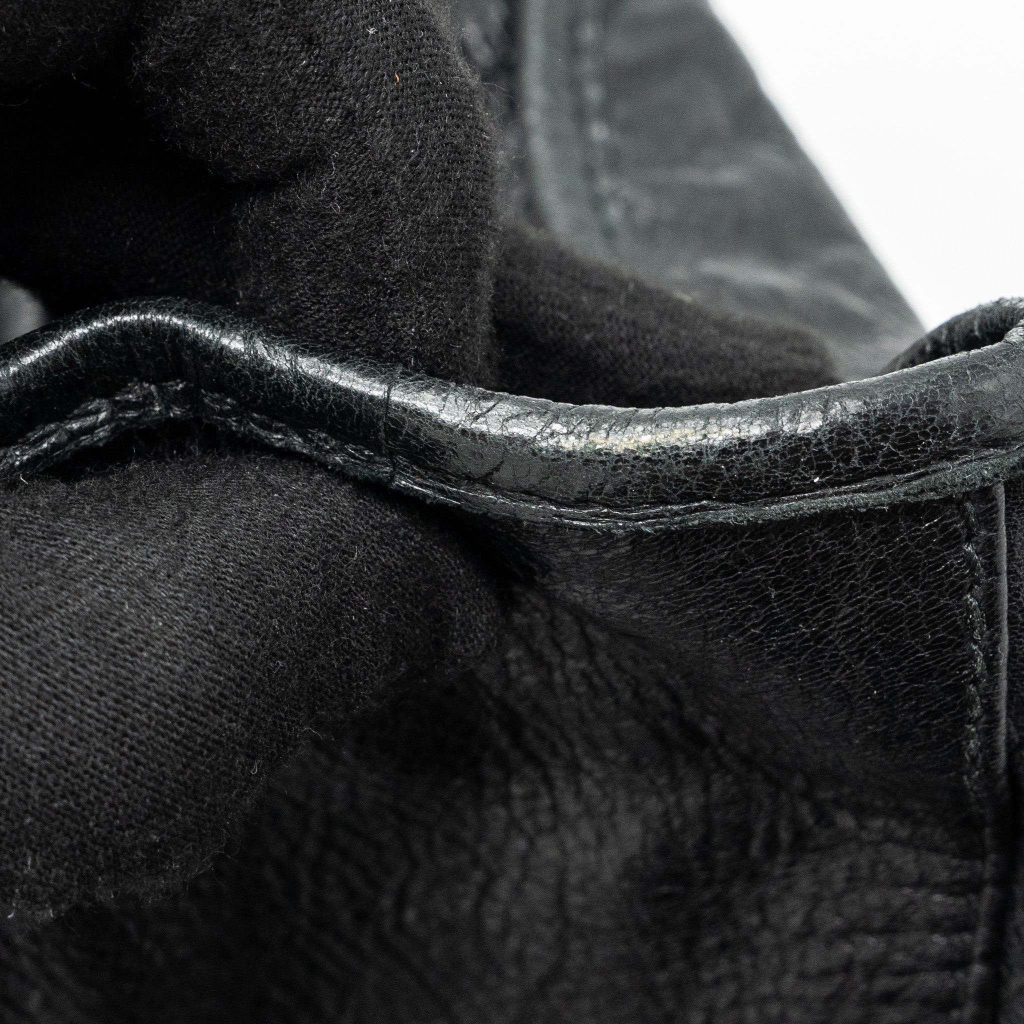 BALENCIAGA GIANT CITY BAG LEATHER BLACK RGHW