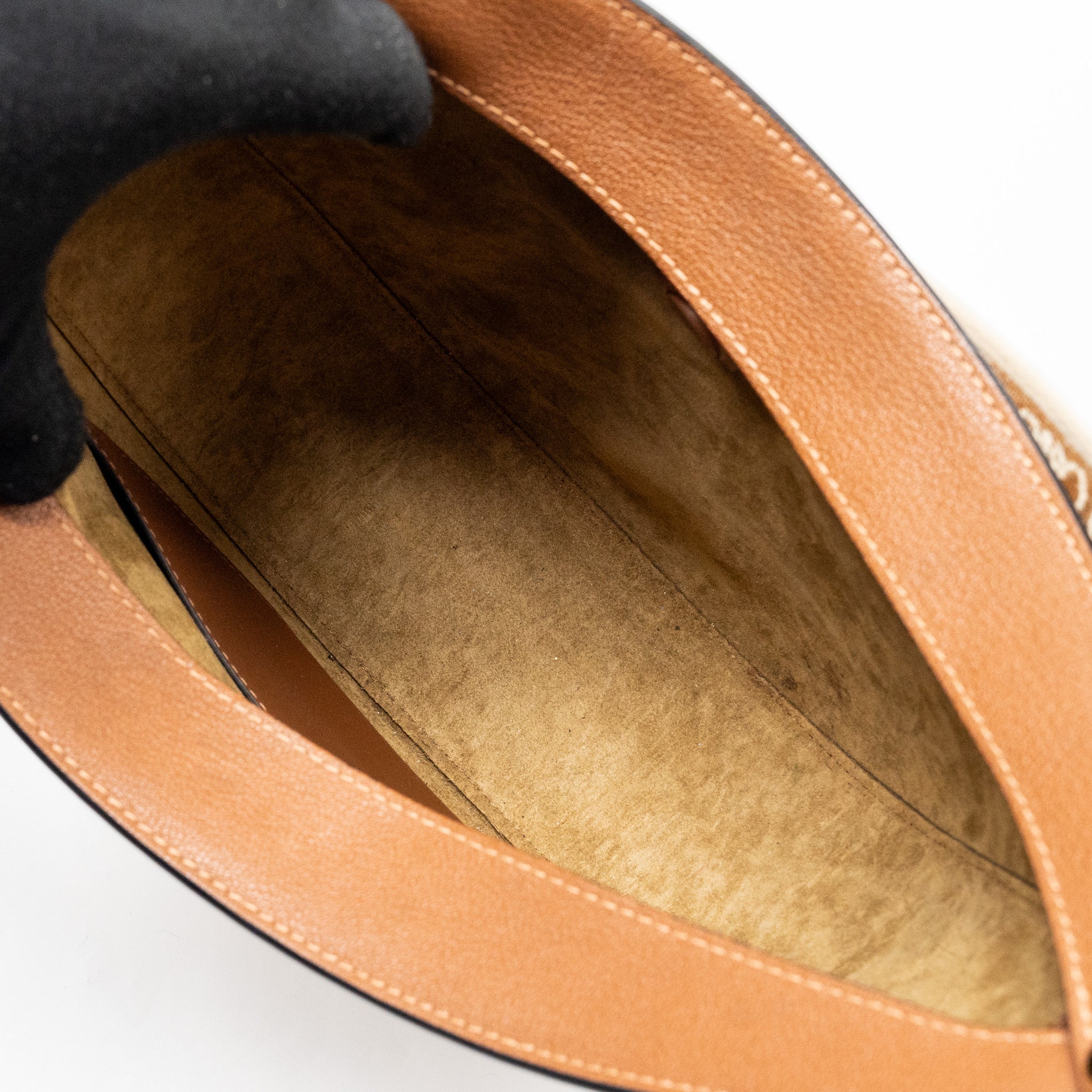 LOEWE SMALL LUNA BAG CALFSKIN PECAN GHW