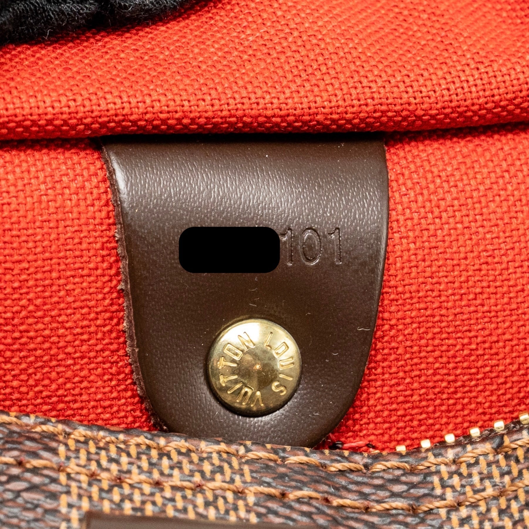 LOUIS VUITTON SPEEDY 25 DAMIER EBENE CANVAS GHW