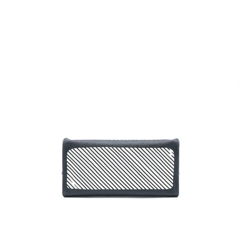 FENDI X VIDES COATED CANVAS PEEKABOO DEFENDER COVER WHITE BLACK