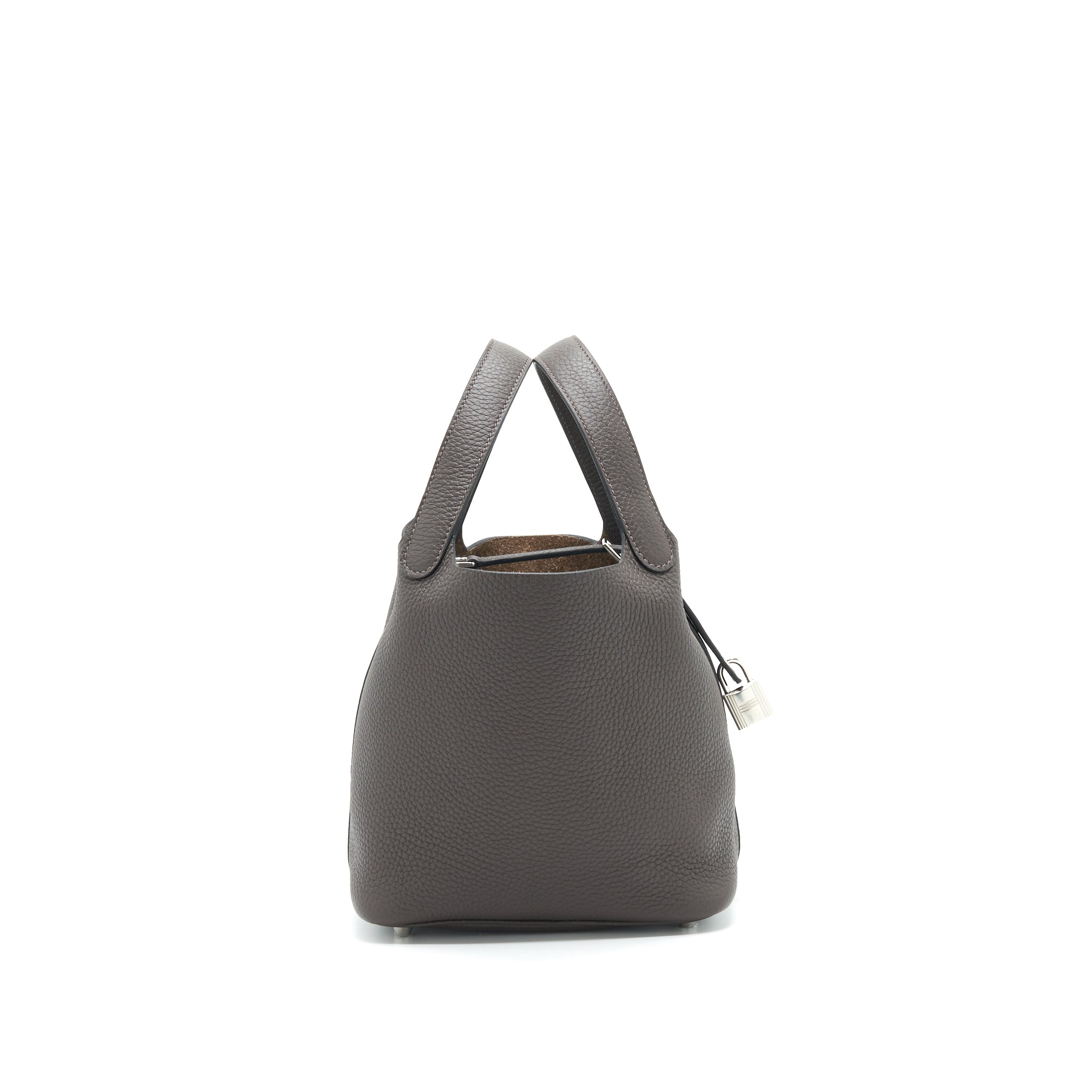 HERMES PICOTIN 18 LOCK BAG EBENE SHW