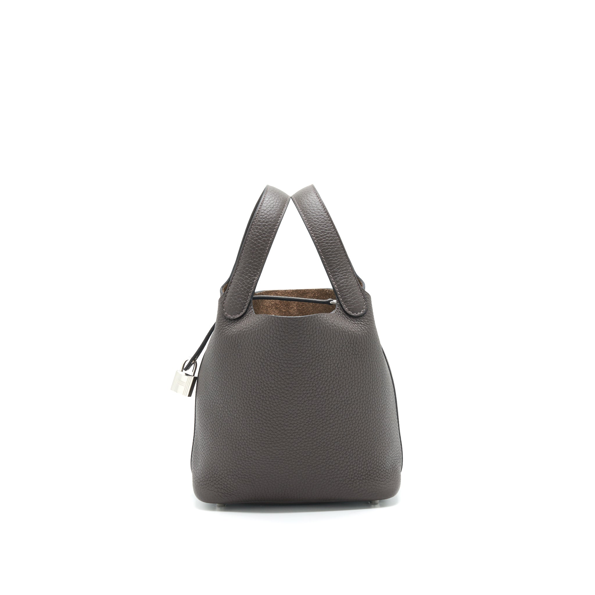HERMES PICOTIN 18 LOCK BAG EBENE SHW
