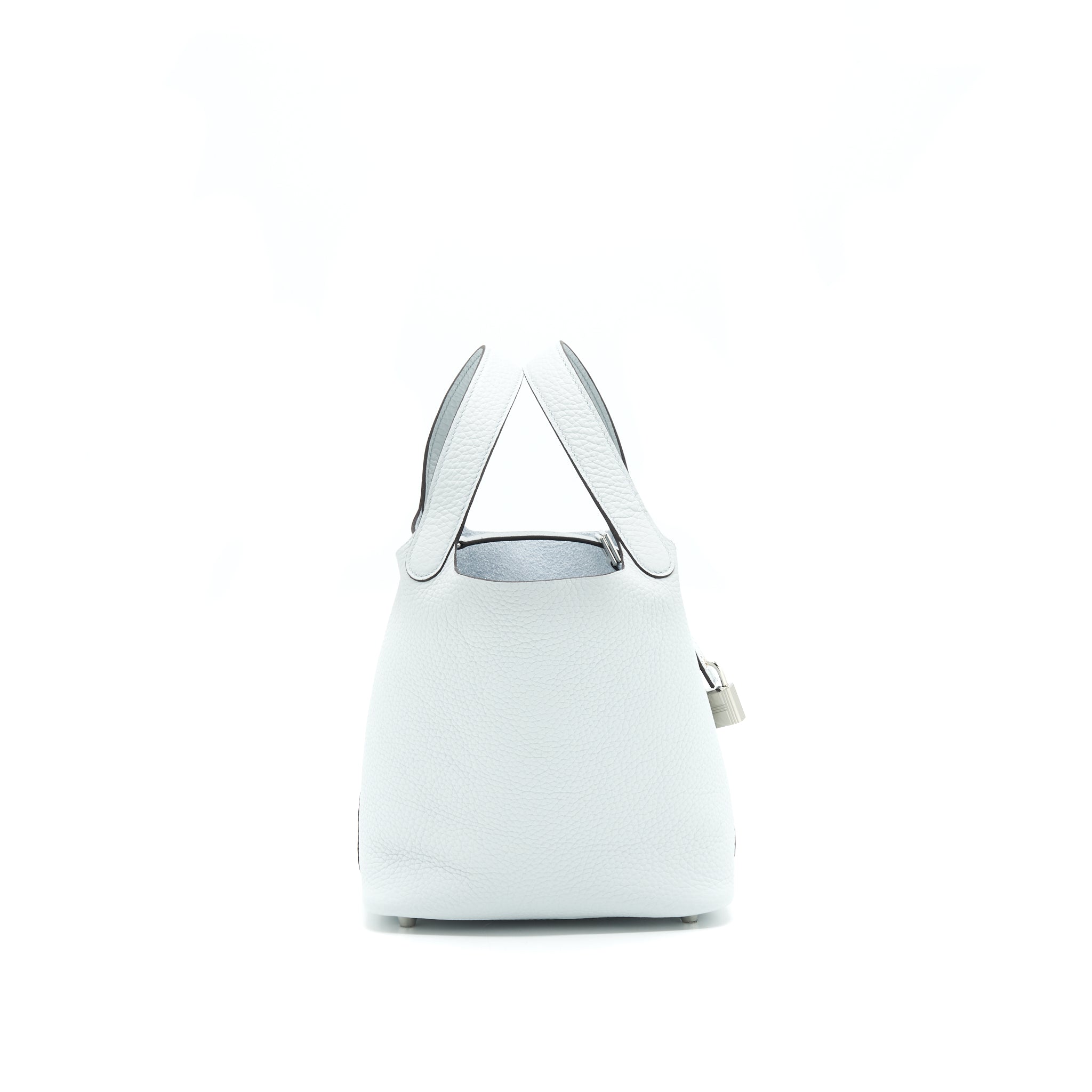 HERMES PICOTIN 18 LOCK BAG BLUE PALE SHW