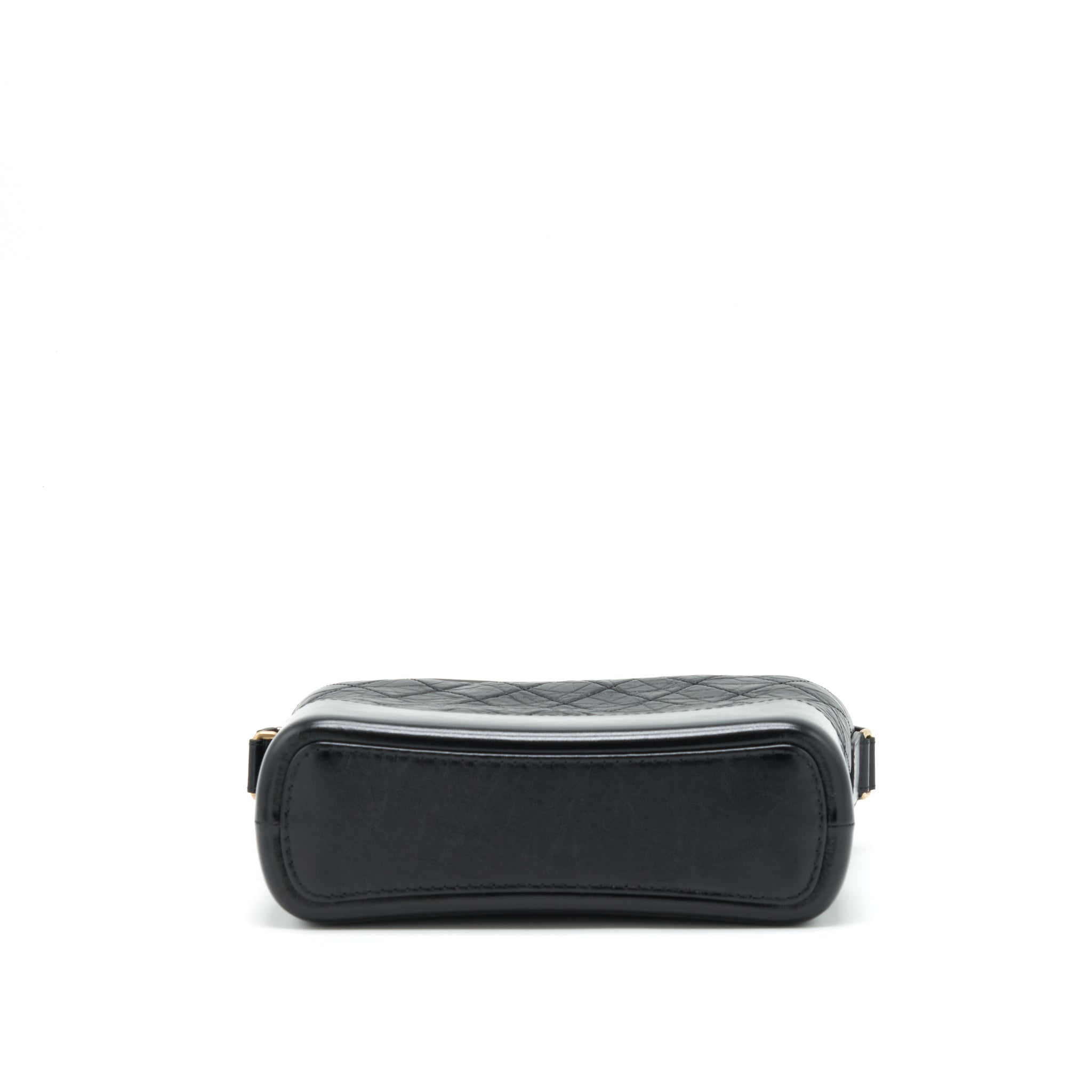 CHANEL GABRIELLE HOBO BAG WITH HANDLE NEW MEDIUM CALFSKIN BLACK WITH GOLD/SLIVER HARDWARE