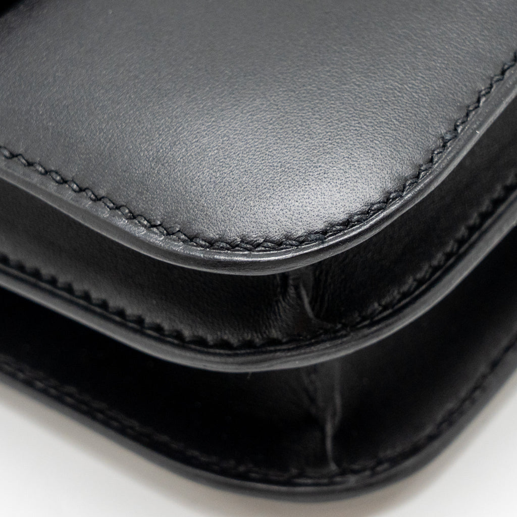 HERMES MINI CONSTANCE STUDIO DISCO LIMITED MONSIEUR LEATHER BLACK SHW