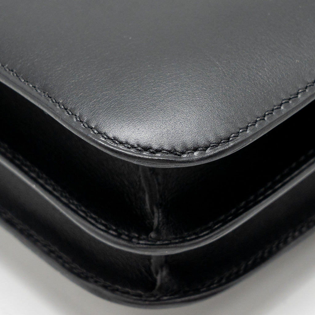 HERMES MINI CONSTANCE STUDIO DISCO LIMITED MONSIEUR LEATHER BLACK SHW