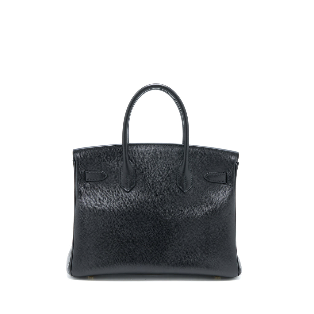 HERMES BIRKIN 30 EPSOM BLACK GWH