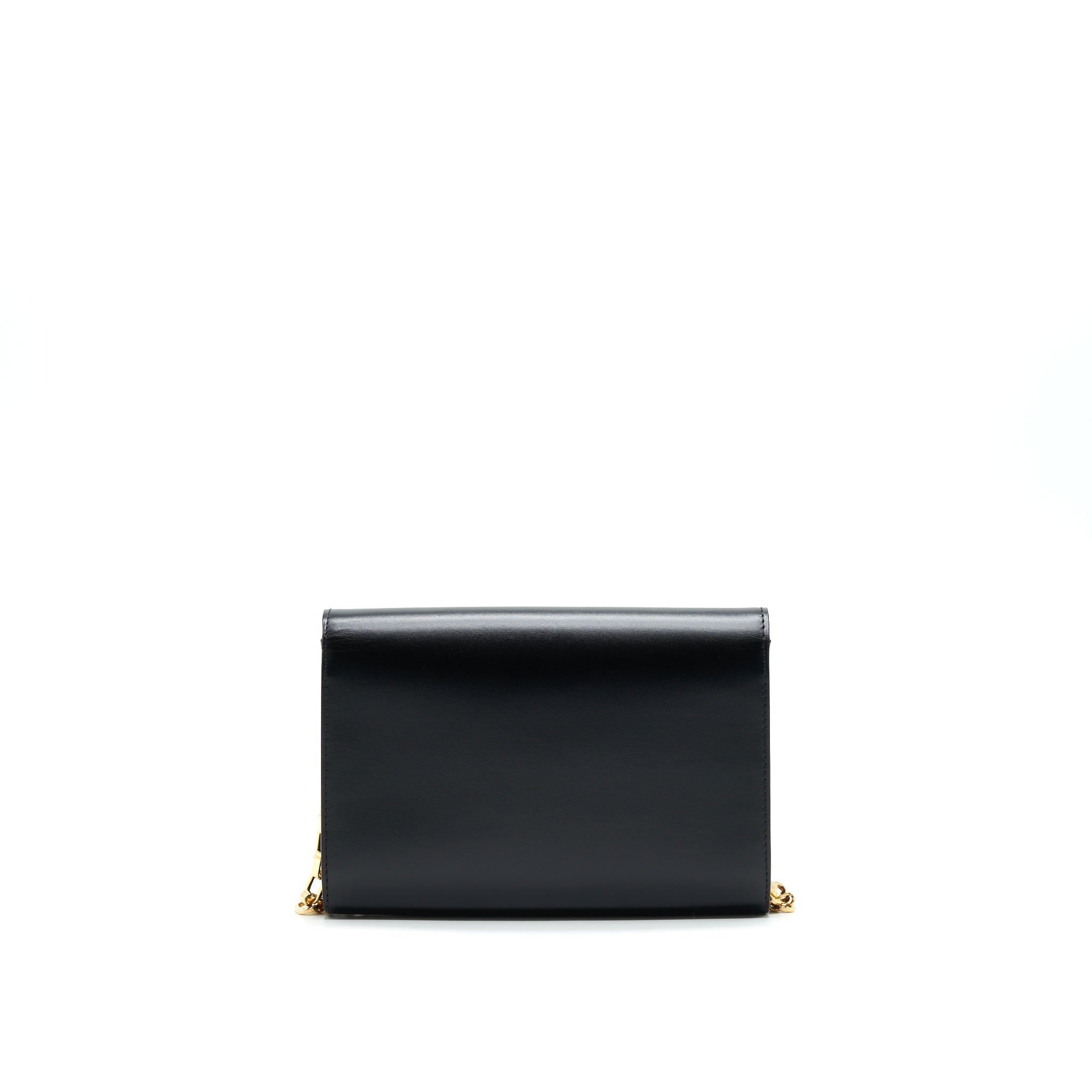 LOUIS VUITTON LOUISE LEATHER BAG IN NOIR