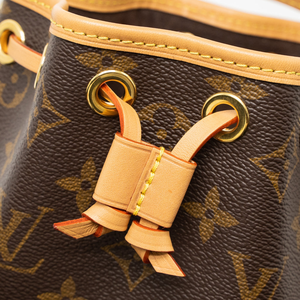 LOUIS VUITTON NANO NOE MONOGRAM CANVAS GHW (NEW VERSION)