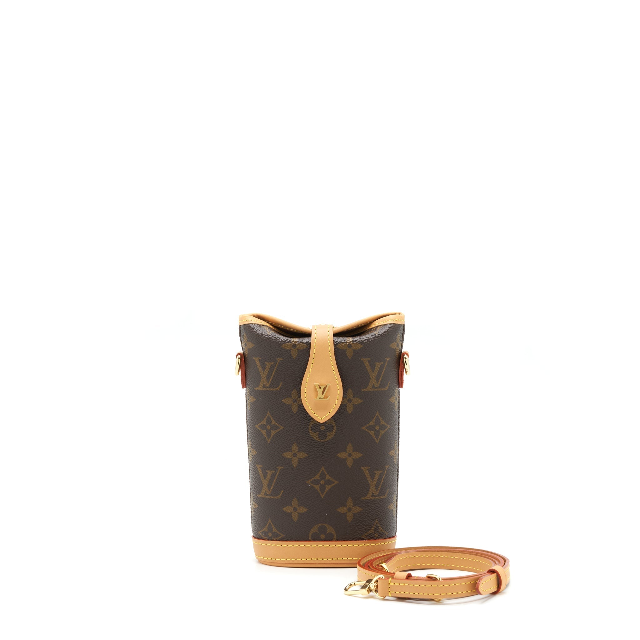 LOUIS VUITTON FOLD ME POUCH MONOGRAM CANVAS GHW