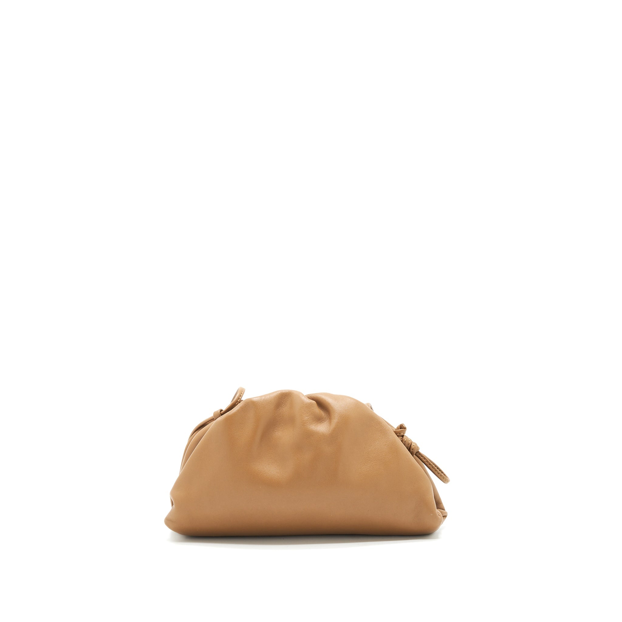 BOTTEGA VENETA MINI POUCH CARAMEL