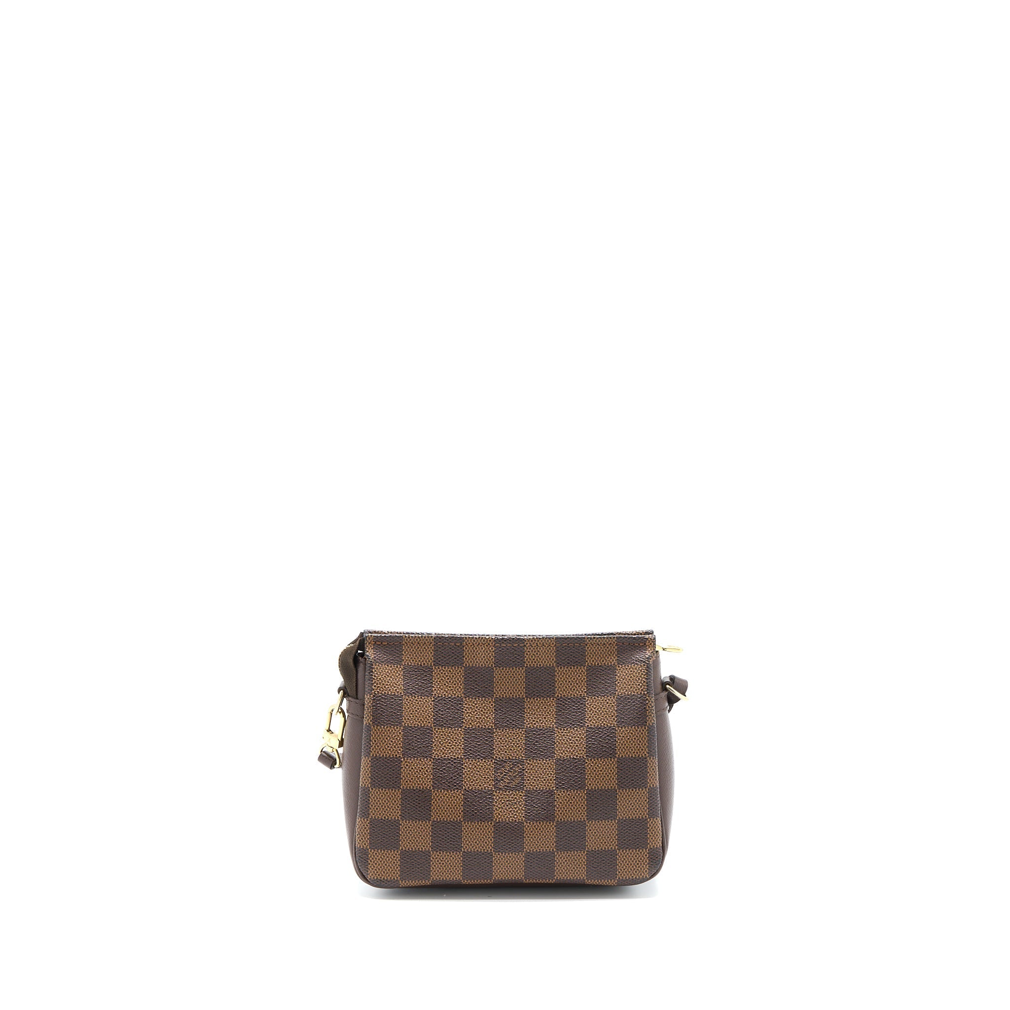 LOUIS VUITTON MINI CLUTCH DAMIER EBENE CANVAS GHW