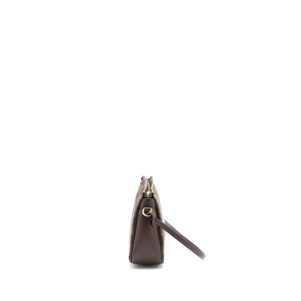 LOUIS VUITTON MINI CLUTCH DAMIER EBENE CANVAS GHW