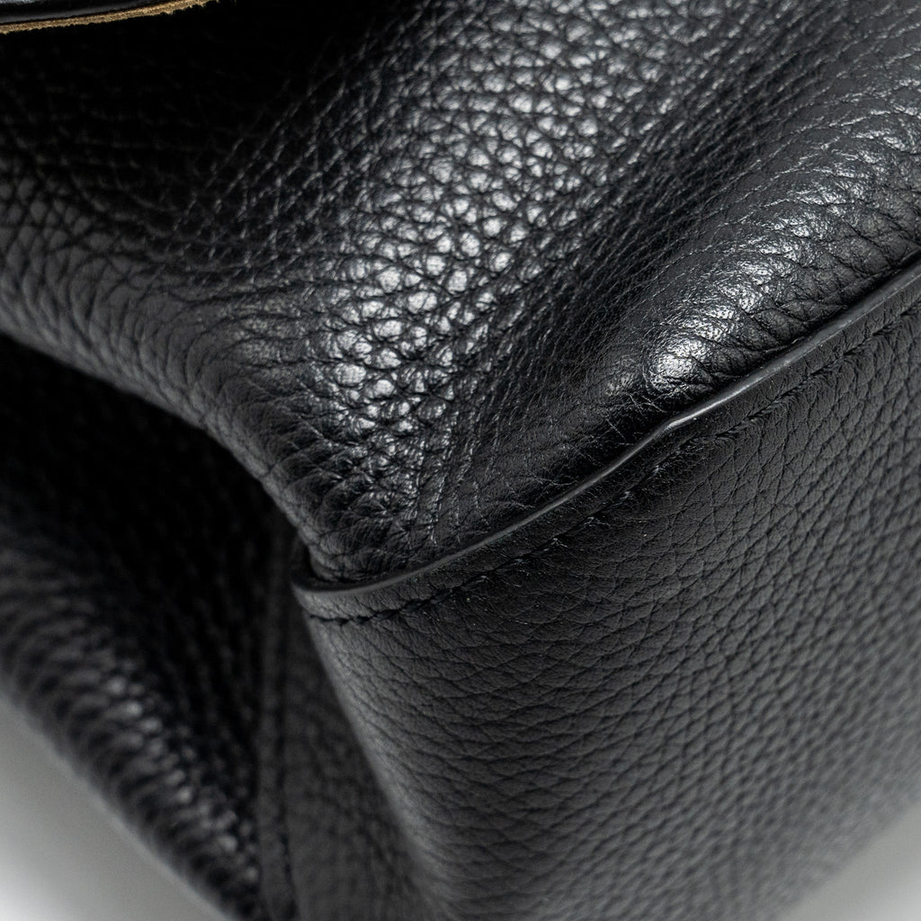 LOUIS VUITTON VOLTA BAG LEATHER BLACK GHW