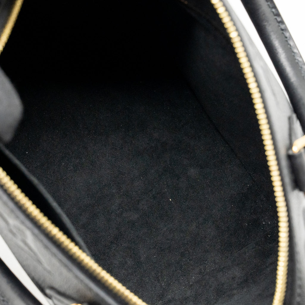 LOUIS VUITTON SPEEDY BANDOULIERE 25 MONOGRAM EMPREINTE LEATHER BLACK GHW
