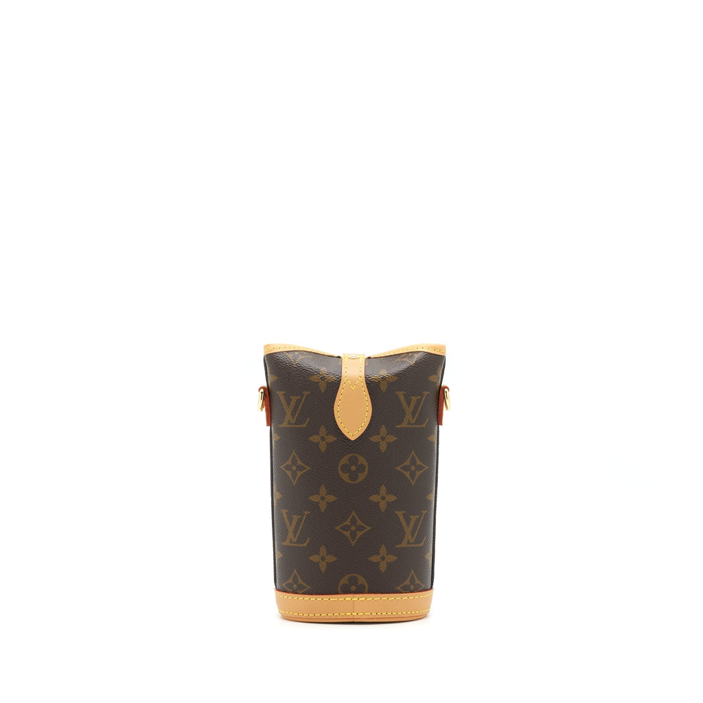 LOUIS VUITTON FOLD ME POUCH MONOGRAM CANVAS GHW