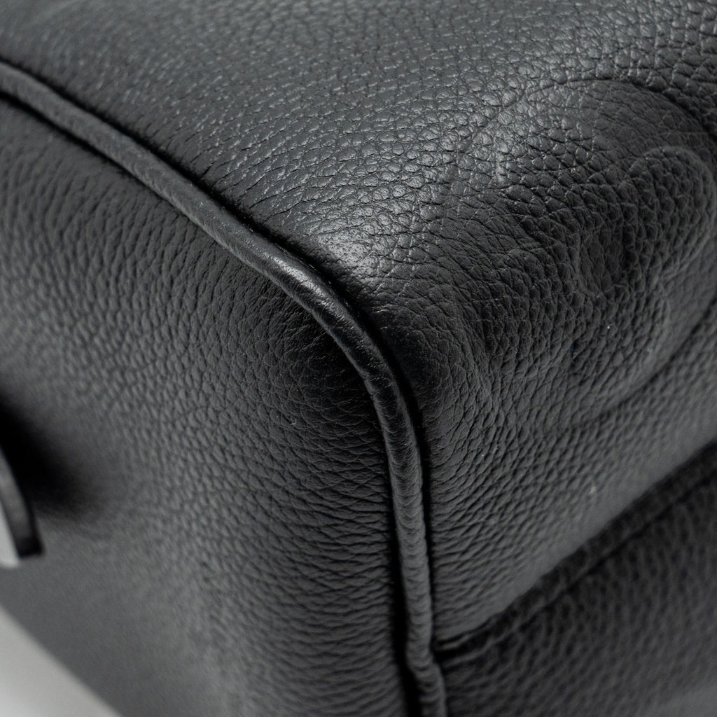 LOUIS VUITTON SPEEDY 20 BANDOULIERE MONOGRAM EMPREINTE BLACK GHW