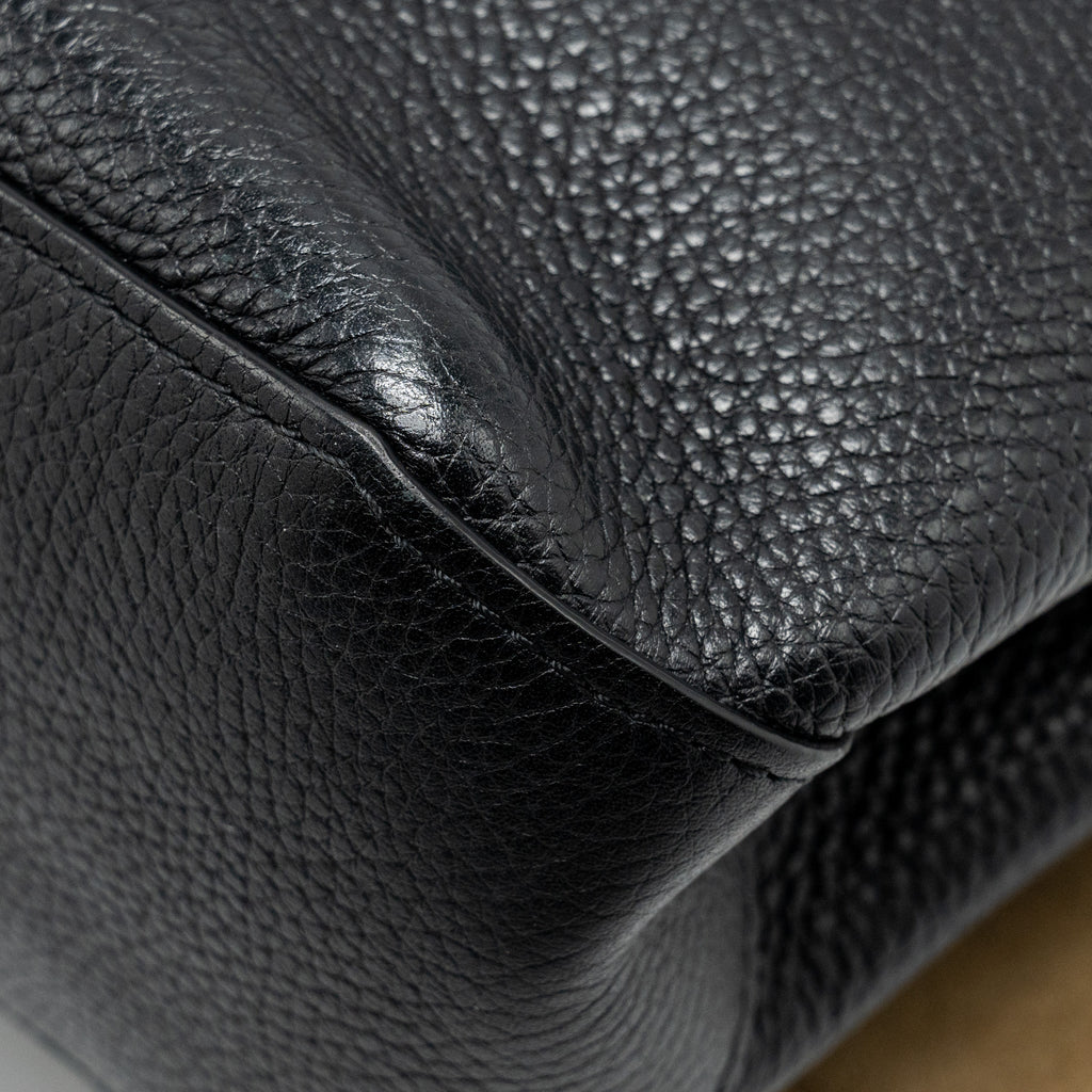 LOUIS VUITTON VOLTA BAG LEATHER BLACK GHW