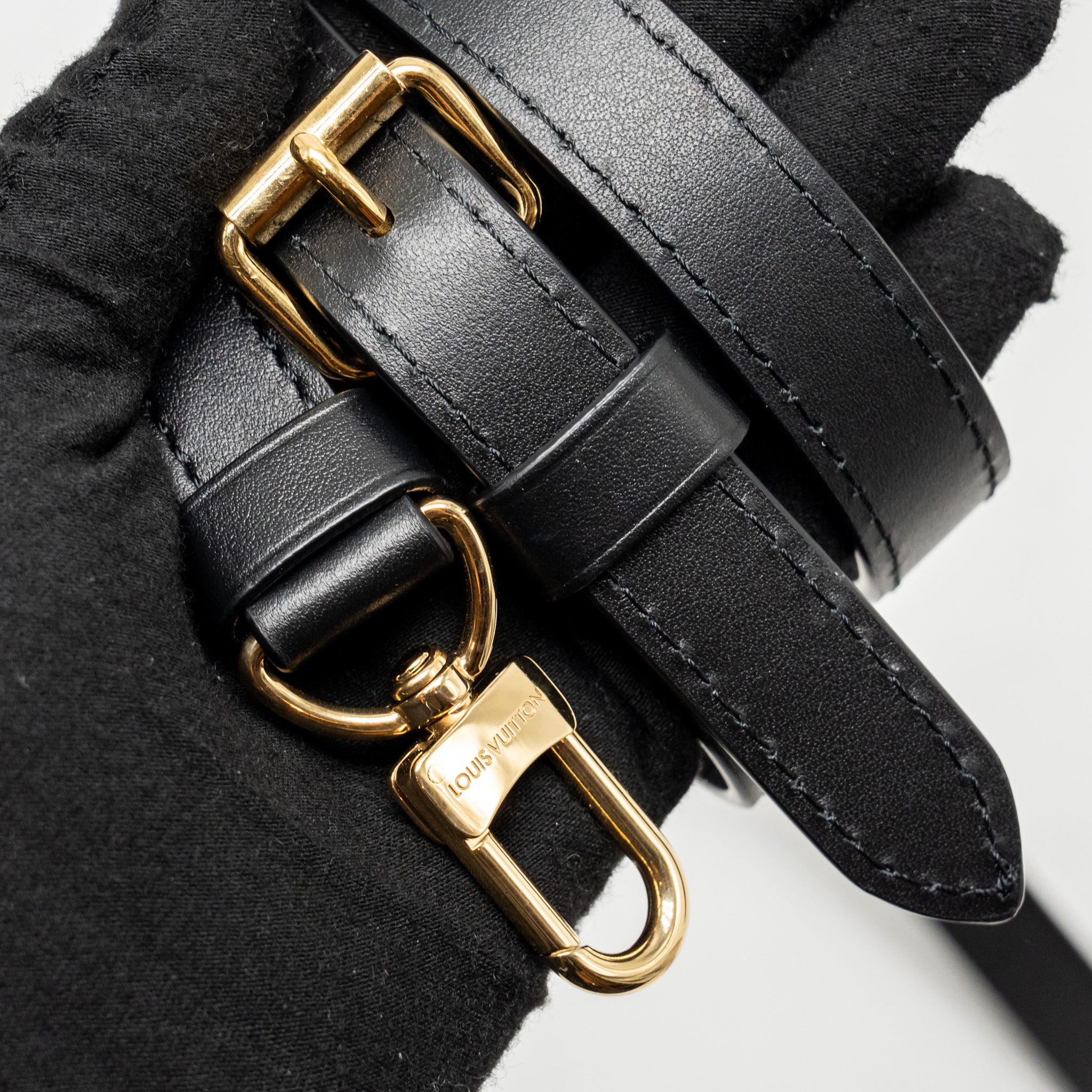 LOUIS VUITTON SPEEDY BANDOULIERE 25 MONOGRAM EMPREINTE LEATHER BLACK GHW