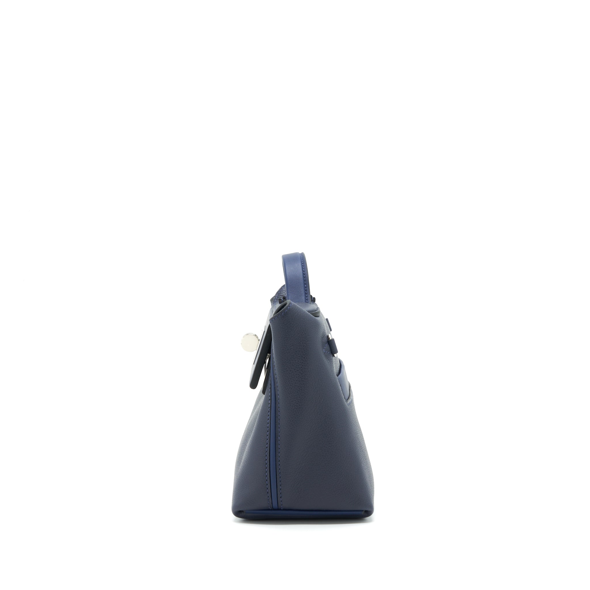 HERMES MINI 24/24 2424-21 BAG SWIFT BLUE NUIT/BLUE NAVY SHW