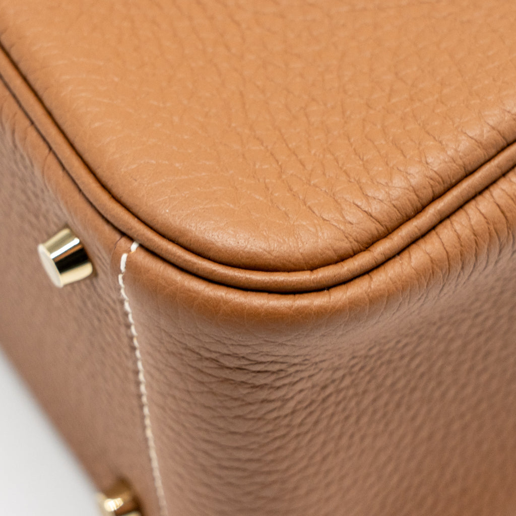 HERMES MINI LINDY II CLEMENCE GOLD GHW