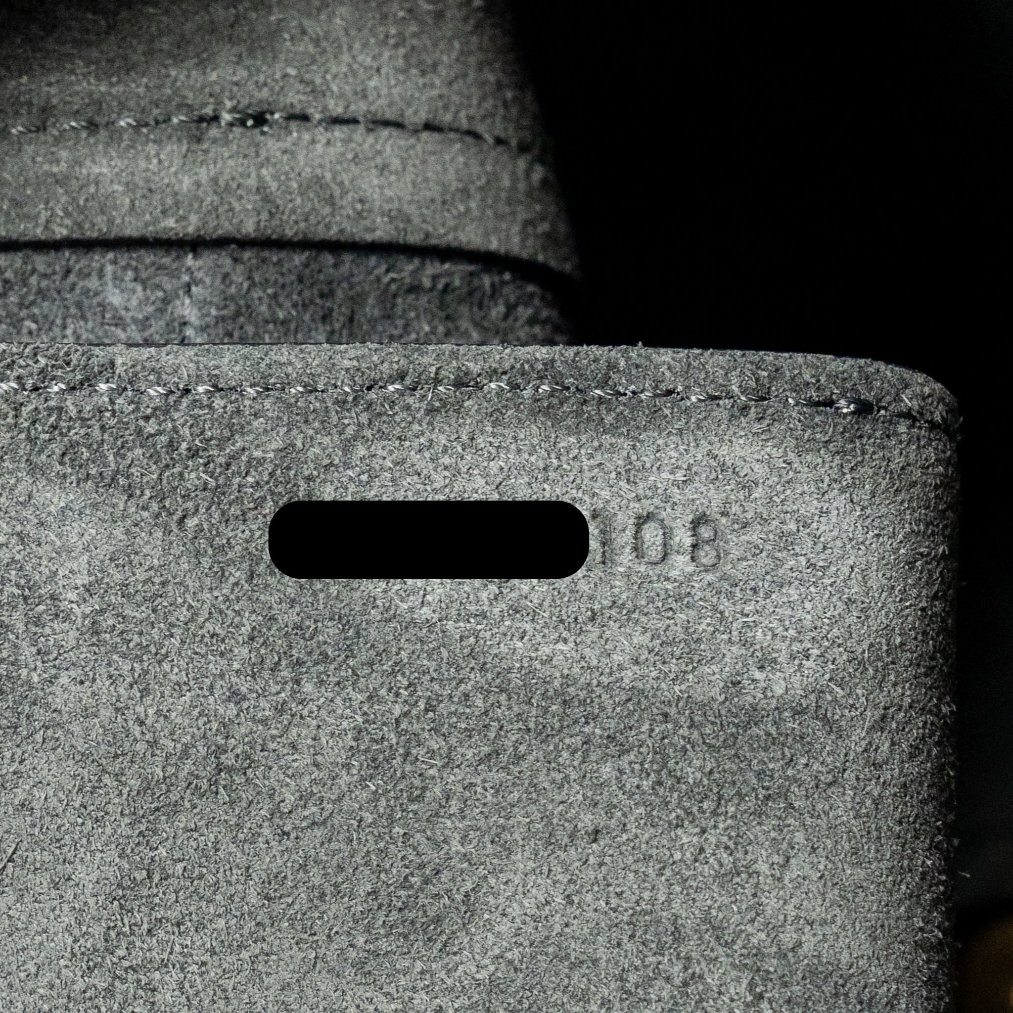 CELINE MINI BELT BAG GRAINED CALFSKIN GREY GHW