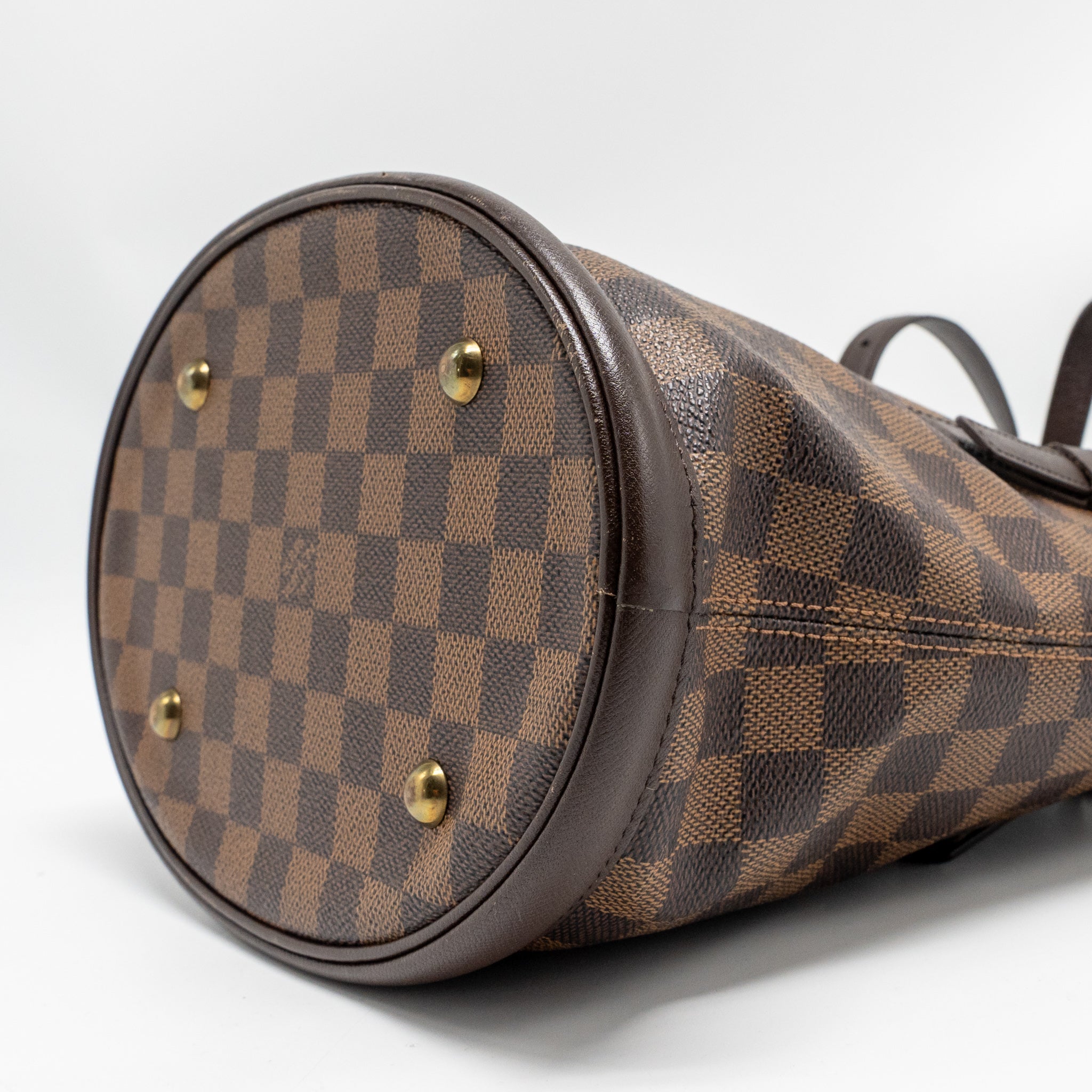 LOUIS VUITTON MARAIS BUCKET BAG DAMIER EBENE GHW