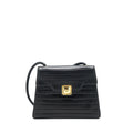 CHANEL VINTAGE KELLY FLAP BAG WITH LONG STRAP BLACK 24K GHW