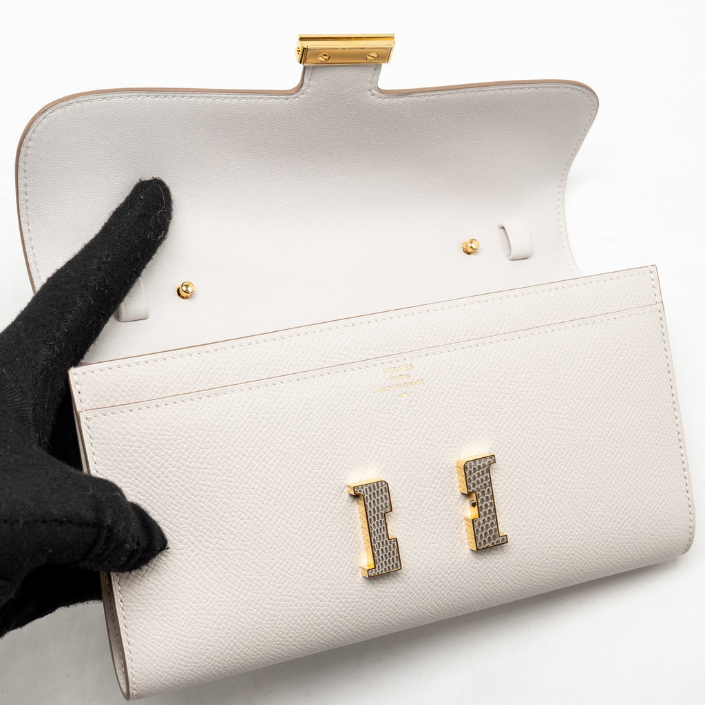 HERMES CONSTANCE TO GO EPSOM/LIZARD GRIS PALE/GRIS TOURTERELLE GHW