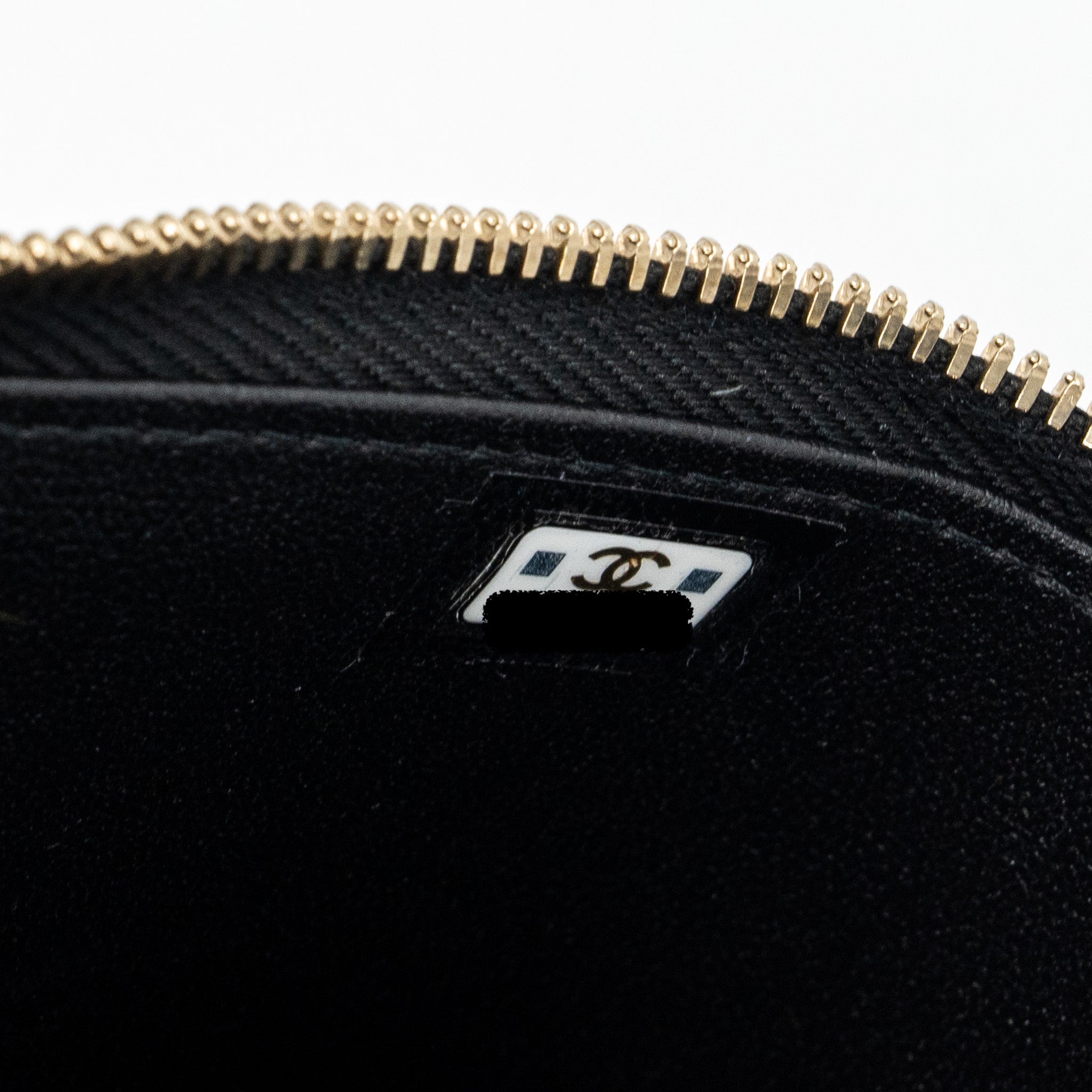 CHANEL TOP HANDLE LONG VANITY LAMBSKIN BLACK GHW (MICROCHIP)