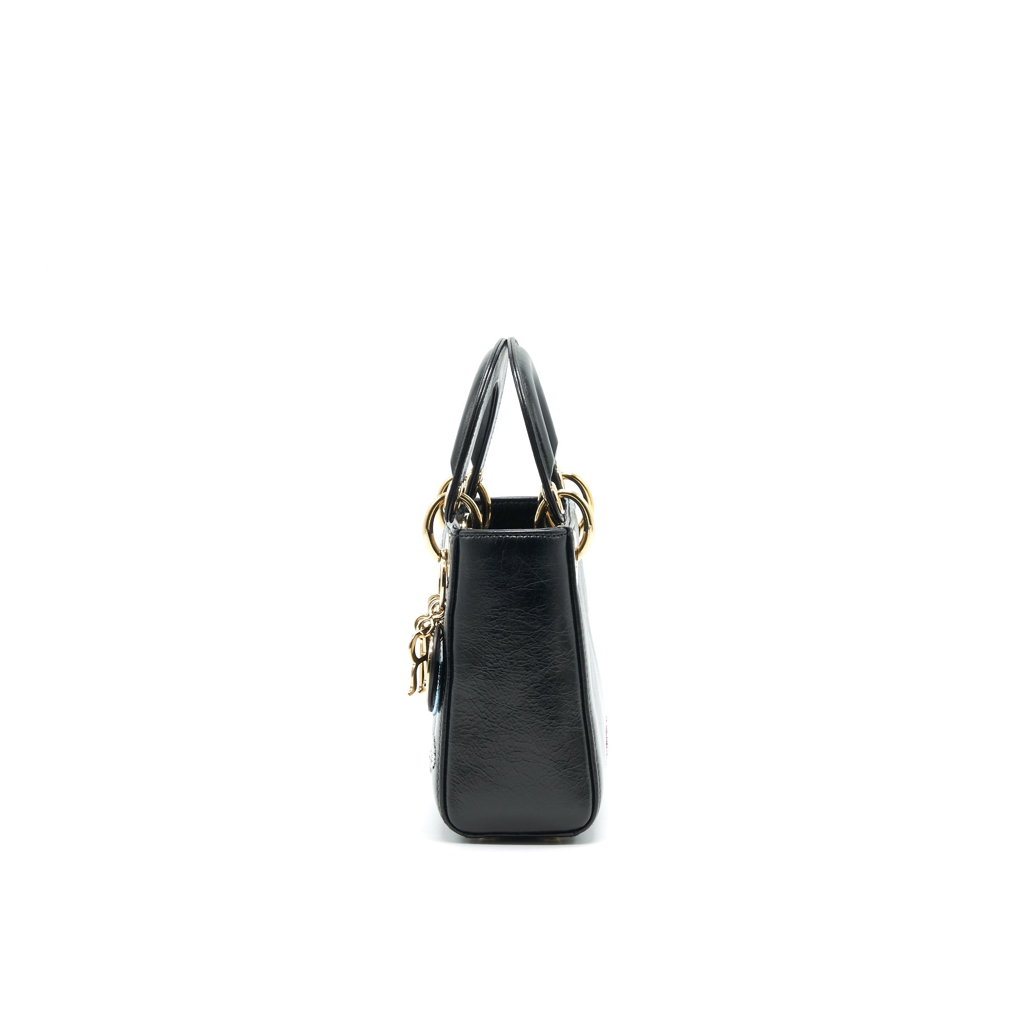 DIOR MINI LADY DIOR LIMITED EDITION BLACK LGHW