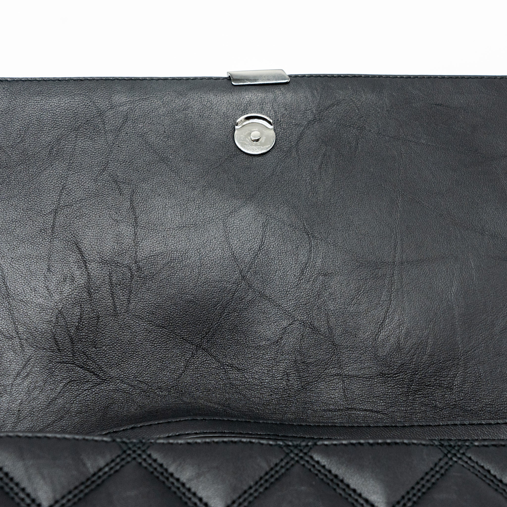 SAINT LAURENT/YSL BECKY CHAIN BAG QUILTED LAMBSKIN BLACK SHW