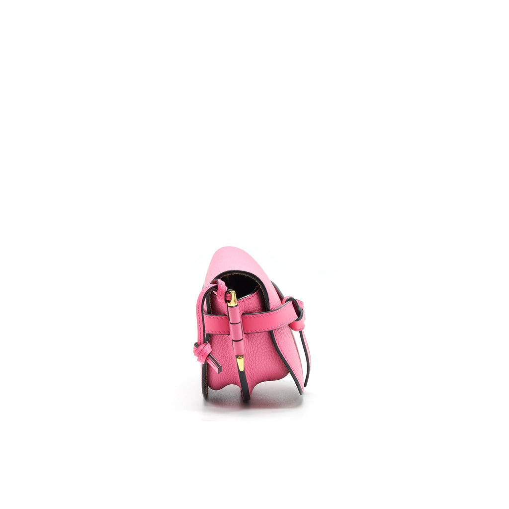 LOEWE GATE MINI LEATHER BELT BAG PINK