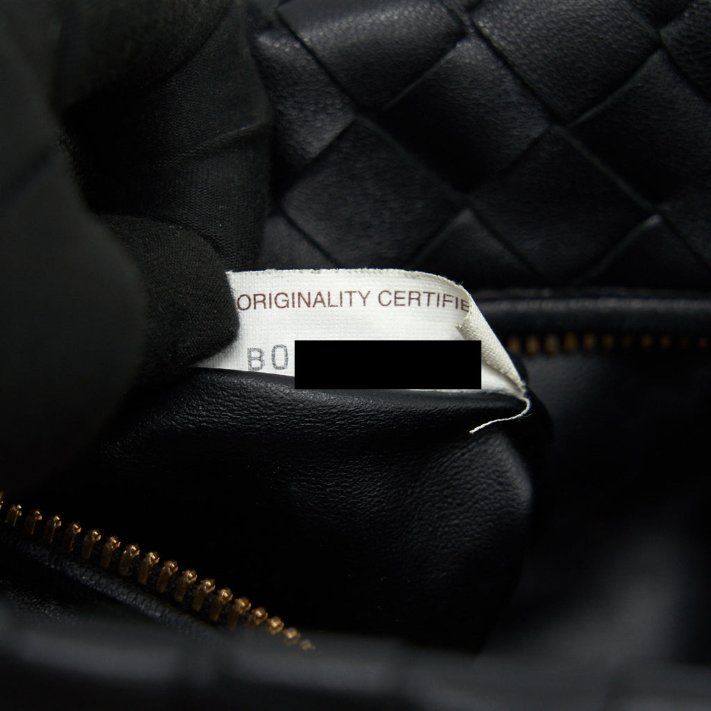 BOTTEGA VENETA MINI JODIE BAG BLACK
